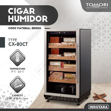 Tempat Penyimpanan Cerutu - TOMORI CIGAR HUMIDOR CX80CT