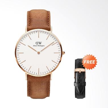 Daniel Wellington Classic Durham Ja ... White + Free Strap Black