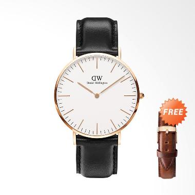 Daniel Wellington Classic Sheffield ... rap Dark Brown [Original]