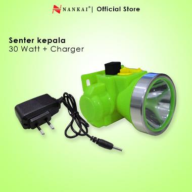 Senter Kepala [30 Watt] Nankai Hijau