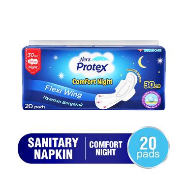 Promo Harga Hers Protex Comfort Night Wing 30cm 20 pcs - Blibli