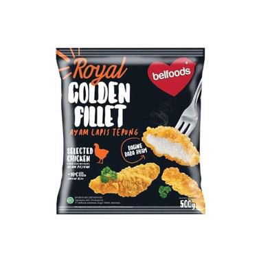 Promo Harga Belfoods Royal Nugget Golden Fillet 500 gr - Blibli