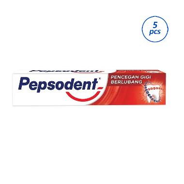 Promo Harga Pepsodent Pasta Gigi Pencegah Gigi Berlubang White 75 gr - Blibli