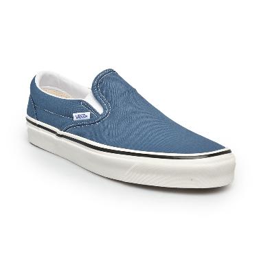 vans slip ons teal