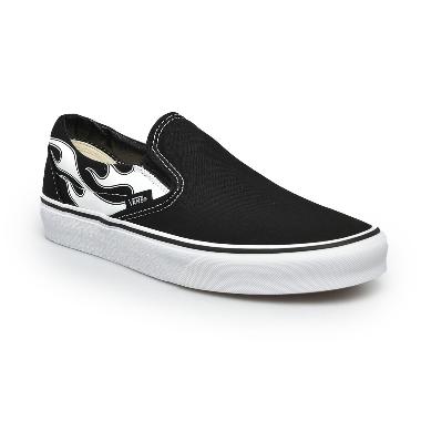 flame vans slip ons