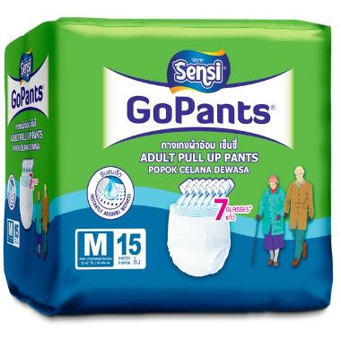 Promo Harga Sensi GoPants Adult Diapers M15 15 pcs - Blibli