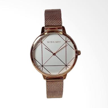 WISH/KEY WK1007 Nicolete Jam Tangan Wanita Rose Gold