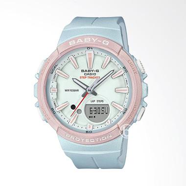 CASIO Baby-G BGS-100SC Step Tracker Jam Tangan Wanita Blue - Pink
