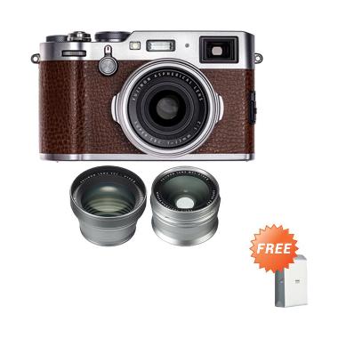 Fujifilm X100F + WCL-X100 II Silver ... * jpckemang GARANSI RESMI