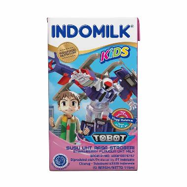 Promo Harga Indomilk Susu UHT Kids Stroberi 115 ml - Blibli