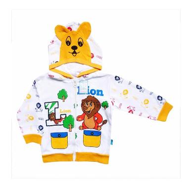 Skabe 0348 Baby Jaket Bayi Laki-laki - Putih