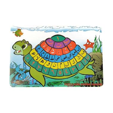 Mainan Kayu Pintar Kura Hijaiyah Puzzle