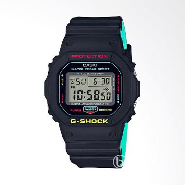 CASIO G-Shock Special Color Jam Tangan Pria - Black Blue [DW-5600CMB-1D] Black Blue