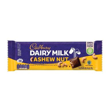 Promo Harga Cadbury Dairy Milk Cashew Nut 90 gr - Blibli