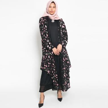 Kasa Heritage Leila Long Vest and Dress Set Gamis Wanita