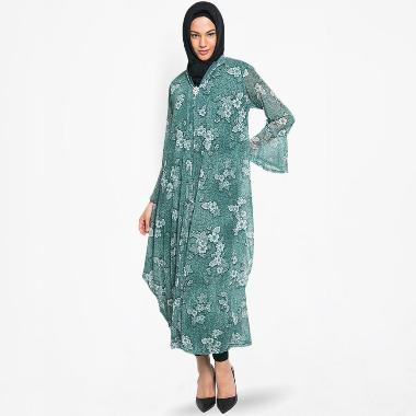 Kasa Heritage Kalista Long Dress Gamis Wanita - Green