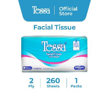 Tessa Facial Terra NP260 Tissue 260 Sheets - 2 ply -