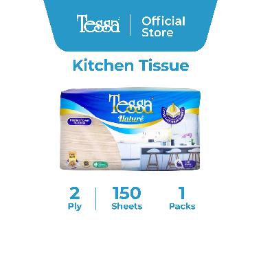 Tessa Hand Towel Natural Tisu [150 Sheets/ 2 Ply] -
