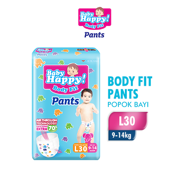 Promo Harga Baby Happy Body Fit Pants L30 30 pcs - Blibli