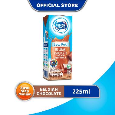 Promo Harga Frisian Flag Susu UHT Purefarm Low Fat Chocolate 225 ml - Blibli
