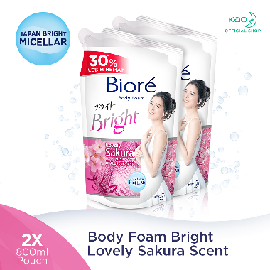 Biore Body Foam Bright