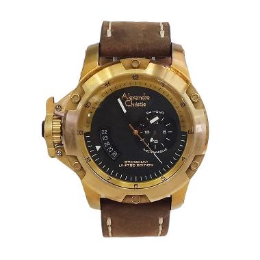 Alexandre Christie Bronzium Limited Edition Jam Tangan Pria [AC6481MA] Brown/Gold