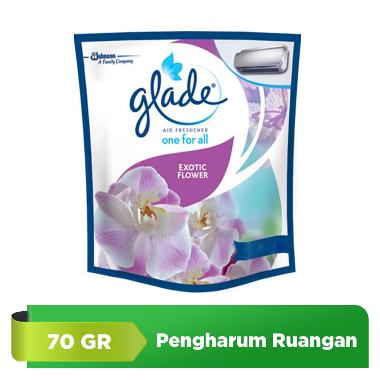 Glade One For All Pengharum Ruangan Exotix Flower [70 gr] -