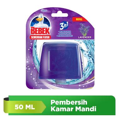 Bebek Semerbak Flush Pembersih Toilet Lavender Refill [50 mL] -