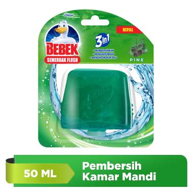 Bebek Semerbak Flush Pembersih Toilet Pine Refill [50 mL] -