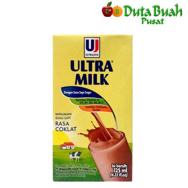 Promo Harga Ultra Milk Susu UHT Coklat 125 ml - Blibli