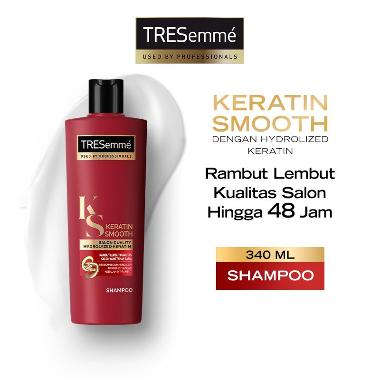 Promo Harga Tresemme Shampoo Keratin Smooth 340 ml - Blibli