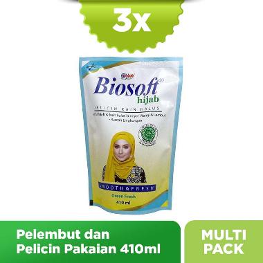 Yuri Ocean Fresh Biosoft Hijab Pelicin Kain Halus [410 mL] isi 3 Pcs