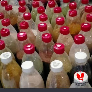 Bubuk Arang Batok Kelapa 250gram kemasan botol cantik