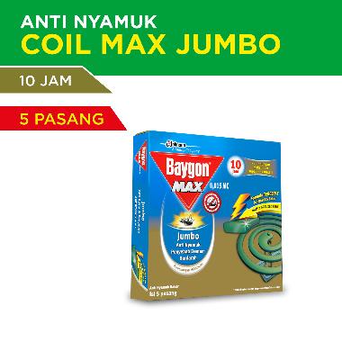 Baygon Max Jumbo Green 10 Jam  Anti Nyamuk Bakar [150 g] -