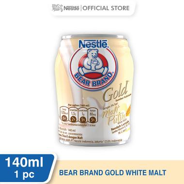 Promo Harga Bear Brand Susu Steril Gold Malt Putih 140 ml - Blibli