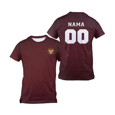 Uliandra Jersey Custom Dry Fit Benzema Kaos Olahraga Pria - Merah Maroon [AD0074] XL Merah