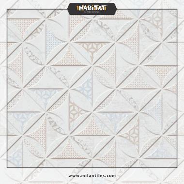 Habitat Trio Gris Keramik dinding Matt tile- White [30 x 60 cm/ JABODETABEK] White JABODETABEK