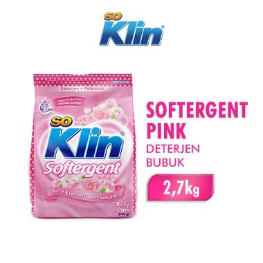 Promo Harga So Klin Softergent Rossy Pink 2700 gr - Blibli