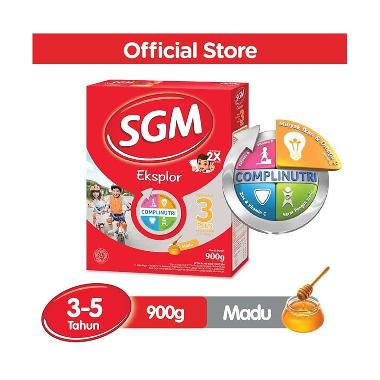 Promo Harga SGM Eksplor 3+ Susu Pertumbuhan Madu 900 gr - Blibli