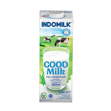 Promo Harga Indomilk Susu UHT Full Cream Plain 950 ml - Blibli