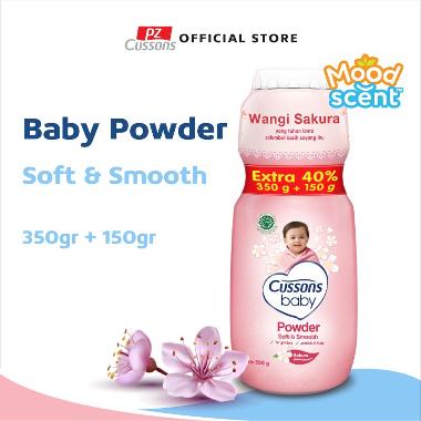 Cussons Baby Powder Soft & Smooth Extra Fill - Bedak Bayi 350gr
