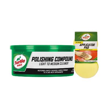 Turtle Wax [BUNDLE] Polishing Compound Pasta + Applicator Pad Poles kompon anti baret penghilang bar