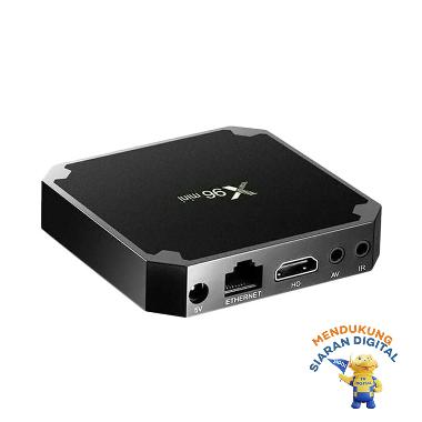 X96 Mini 4K Android TV BOX [RAM 2GB/ ROM 16GB/ Android Nougat] Black