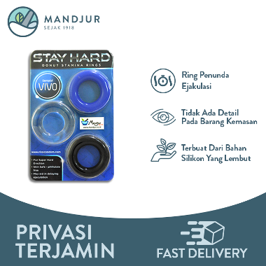 Jual VIVO Condom Donut Stamina Rings Alat Kontrasepsi di Seller