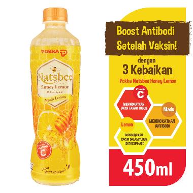 POKKA Natsbee Honey Lemon Minuman [450 mL]
