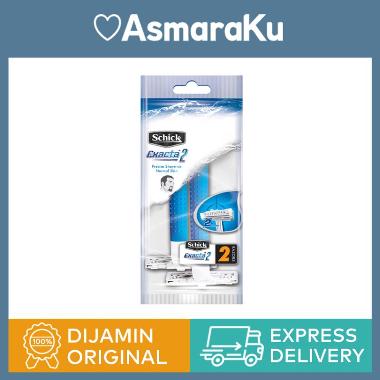 Jual Schick Exacta 2 Sensitive Hanger Hijau Pisau Cukur Pria [3 pcs