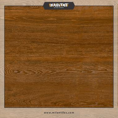 Habitat Baltic Teak Keramik Lantai Glossy - Brown [ 60 x 60 cm / JABODETABEK ] Brown JABODETABEK