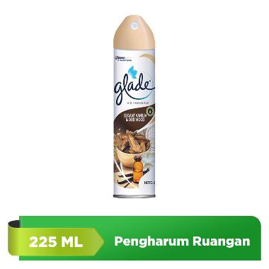 Glade Aerosol Pengharum Ruangan Elegant Vanilla & Oud Wood [225 mL] -
