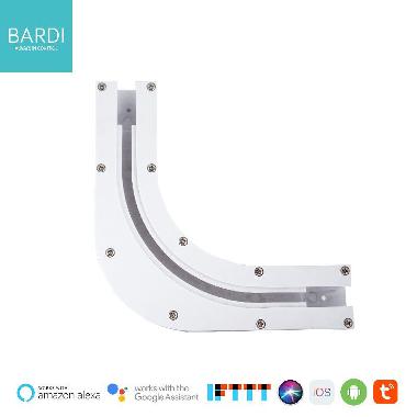 Bardi Indonesia 90o Joint for Curtain Motor White