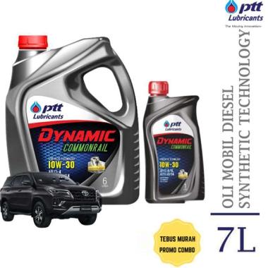 PTT Lubricants Dynamic Commonrail SAE 10W30 [6+1L] Oli Mobil Diesel